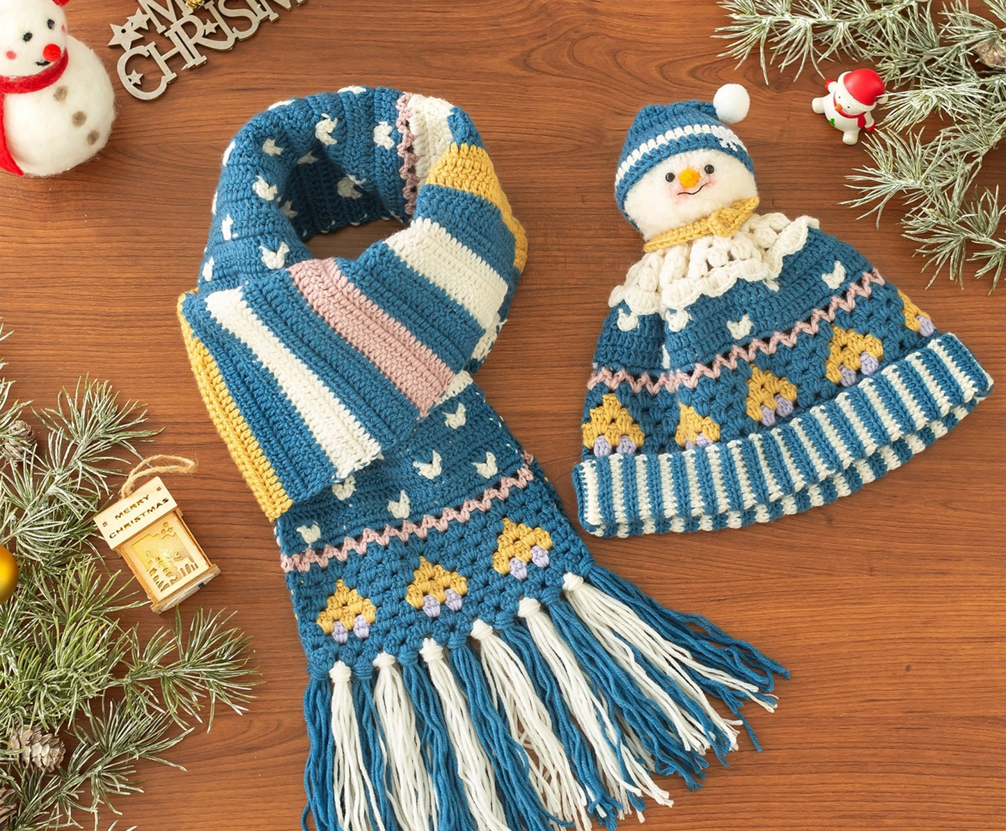 Kit de crochet « Bonhomme de neige d'hiver » | La famille de Susan
