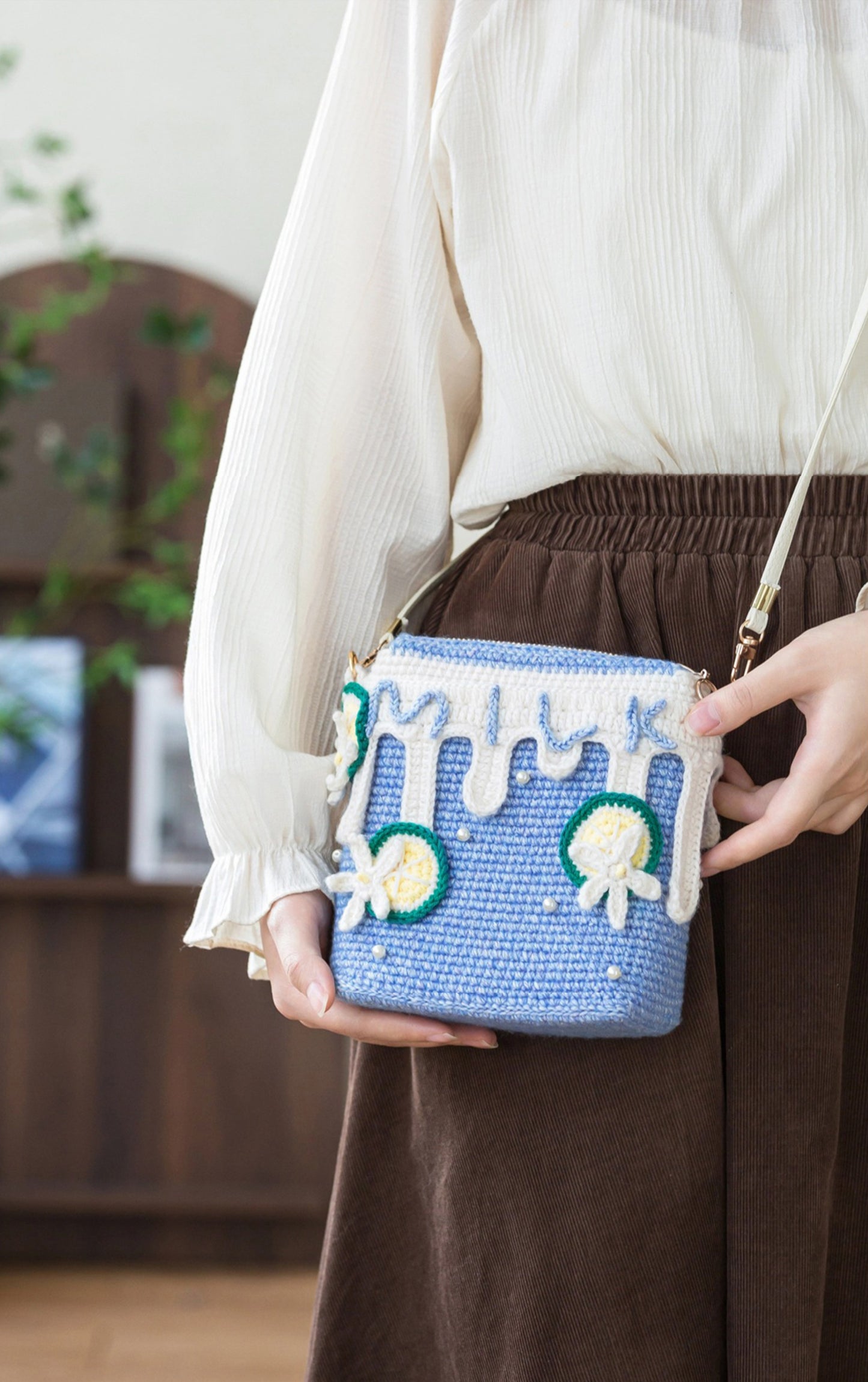 Milk Box Bag Crochet Yarn Kit