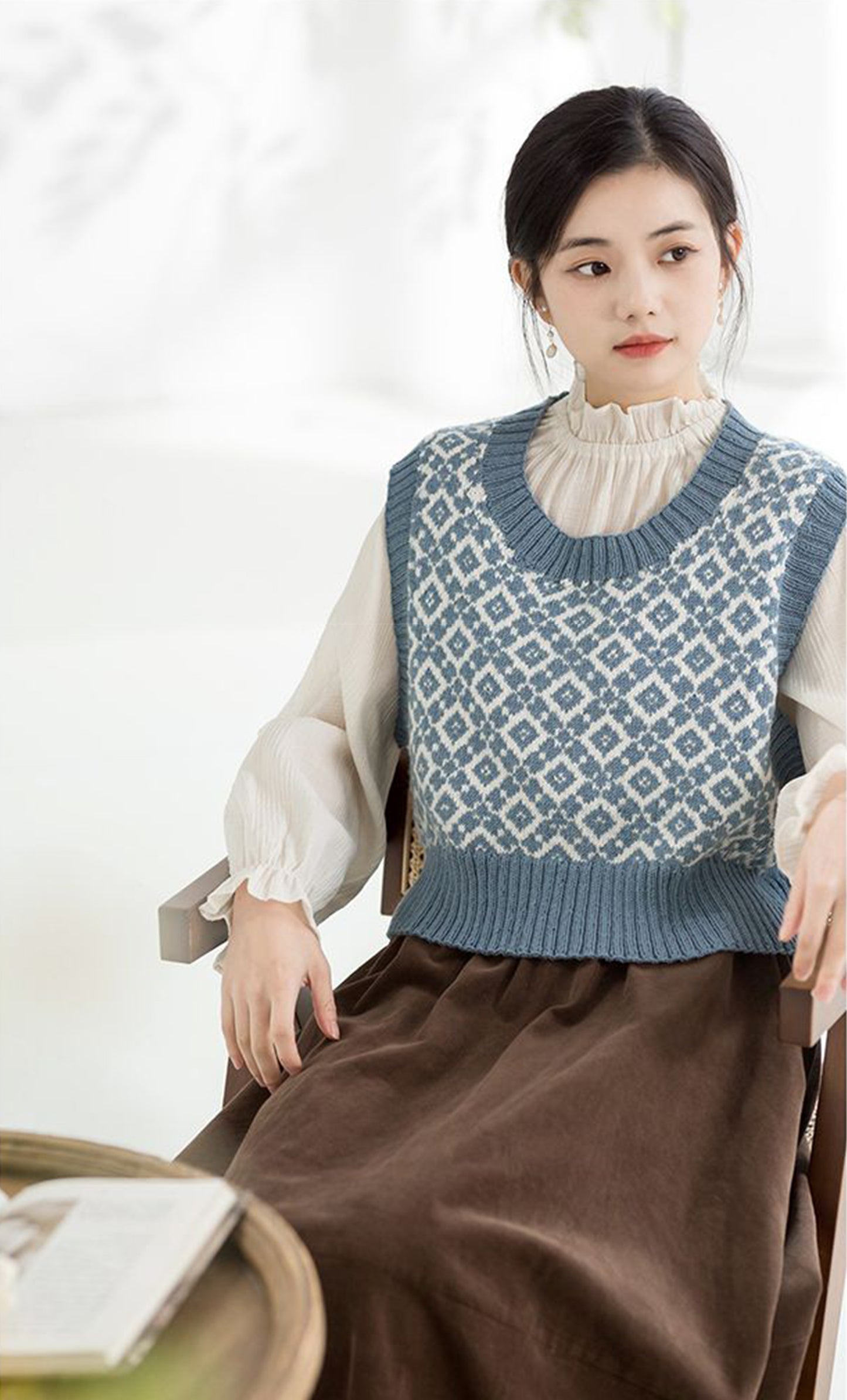 Argyle Vest Knit Pattern