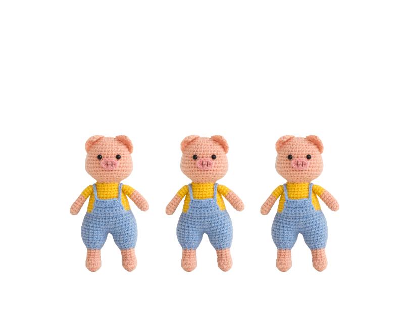 Friends in the Zoo Crochet Yarn Kit