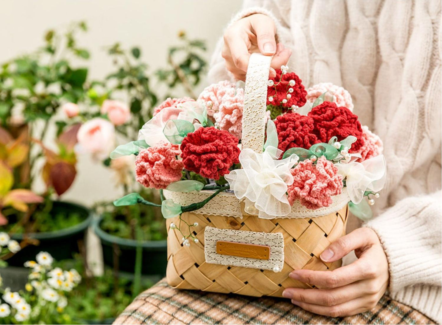 Shiyang Floral Decoration Crochet Yarn Kit