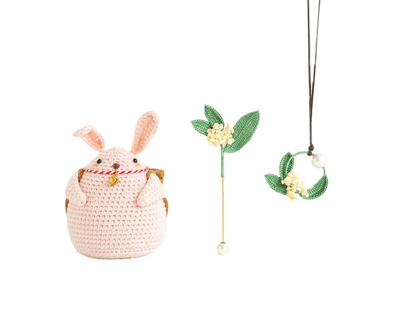 Osmanthus Rabbit Crochet Yarn Kit
