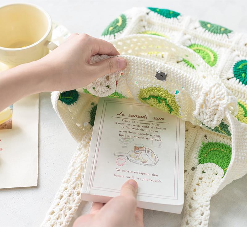 Smiley Bag Crochet Yarn Kit