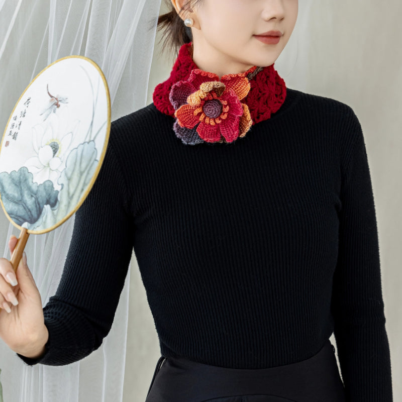 Yunxiu Neck Warmer Crochet Yarn Kit | Chinese Aesthetics Series | Susan's Family