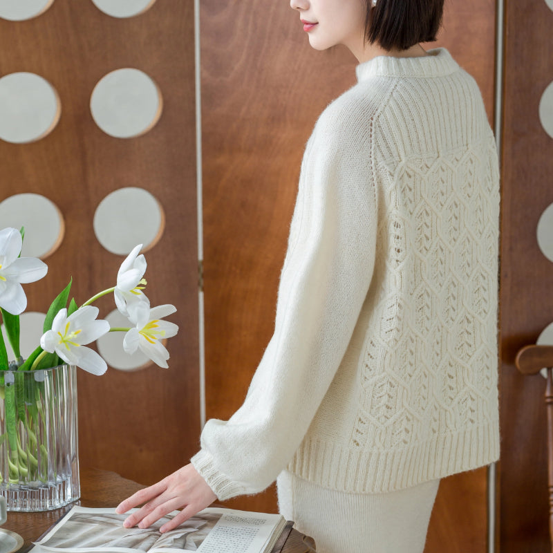Wheat Ceramic Pullover Knit Pattern