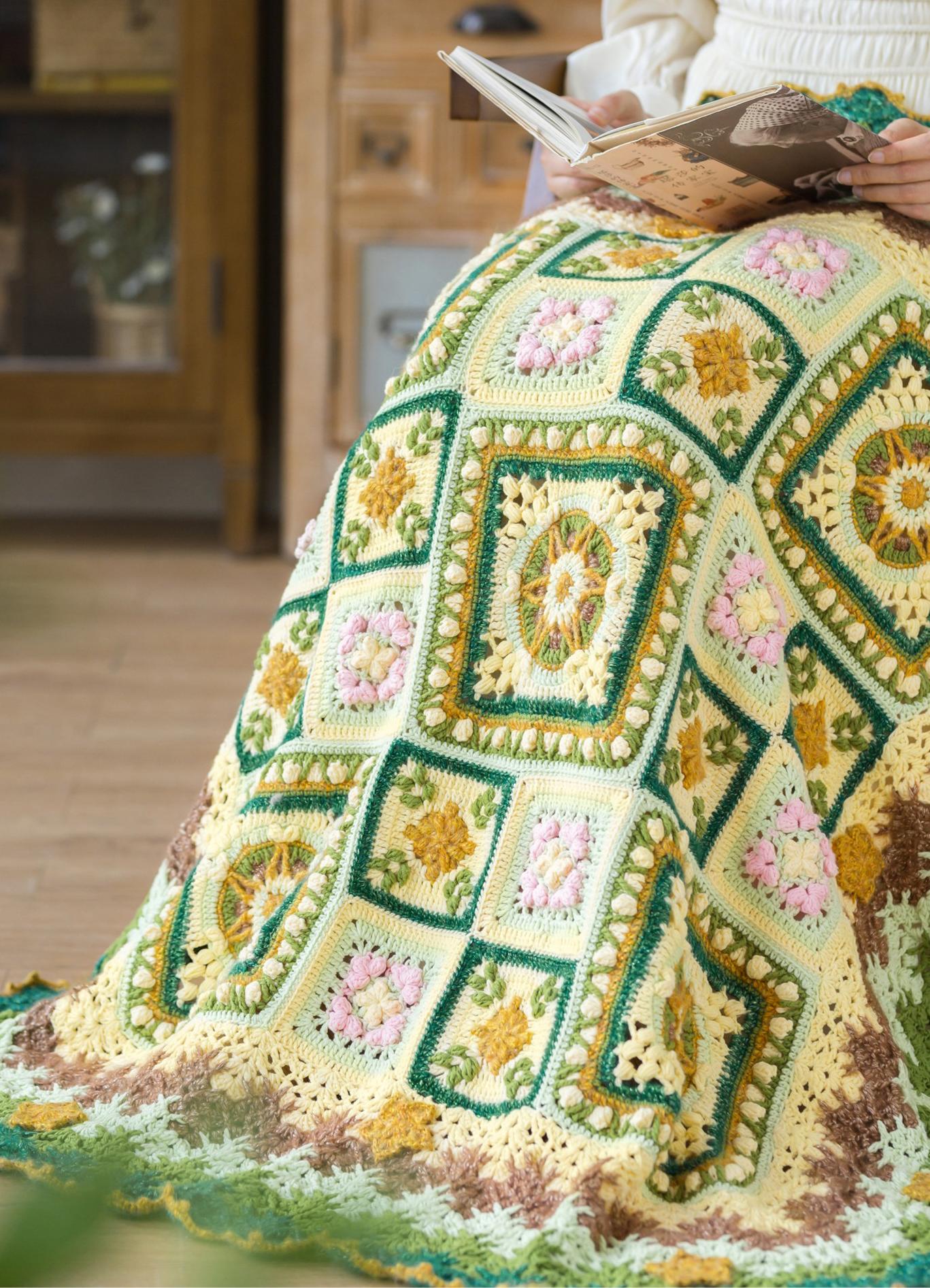 Starry Forest Blanket Crochet Yarn Kit