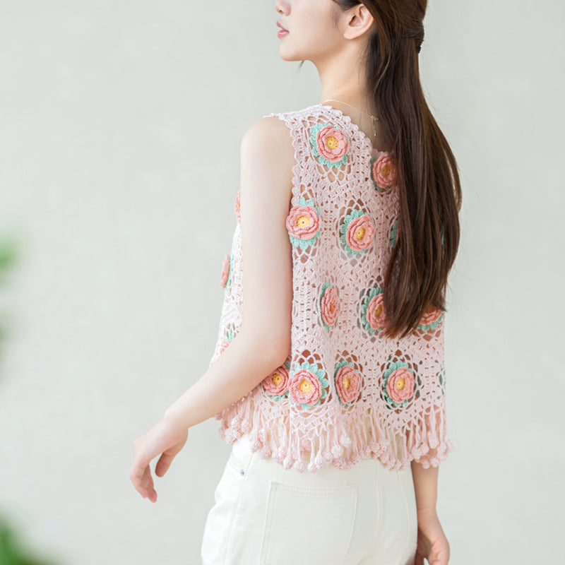 Mid-month Flower Top Crochet Pattern