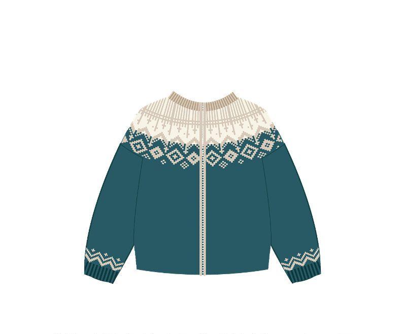 Winter Sunshine Cardigan Knit Yarn Kit