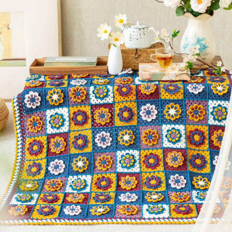 Wintersweet Blanket Crochet Yarn Kit