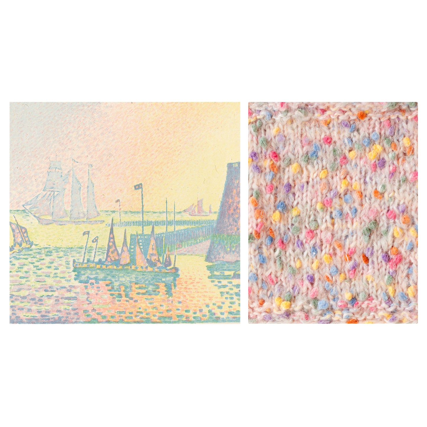 Pointillismus-Impression