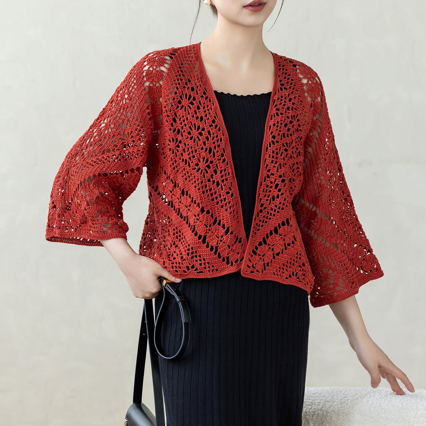 Ziqi Cardigan Crochet Yarn Kit | Susan's Family