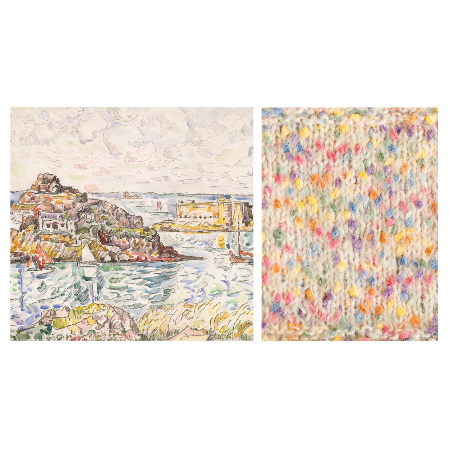 Pointillismus-Impression