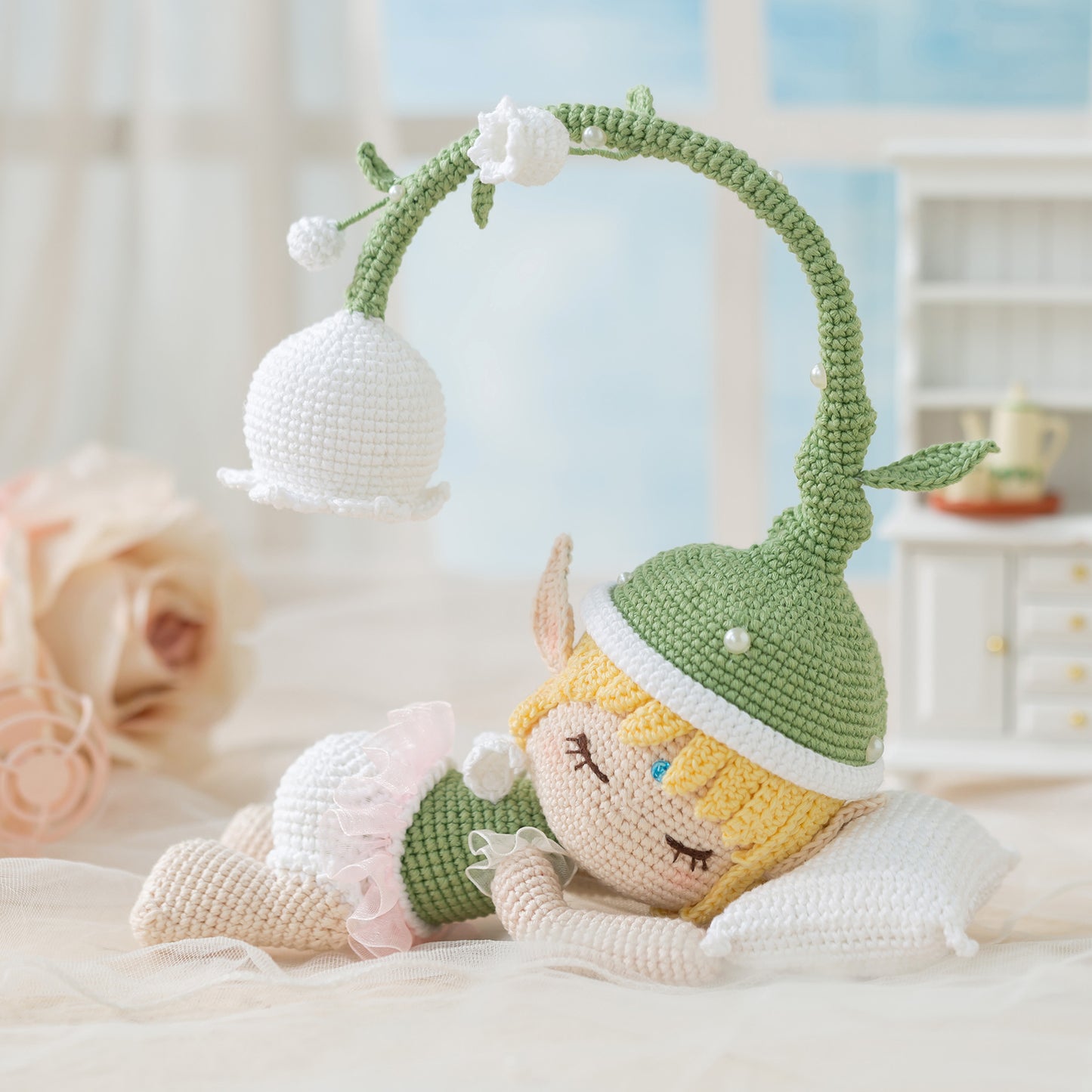 Flower Fairy Night Lamp Crochet Yarn Kit | Susan's Family