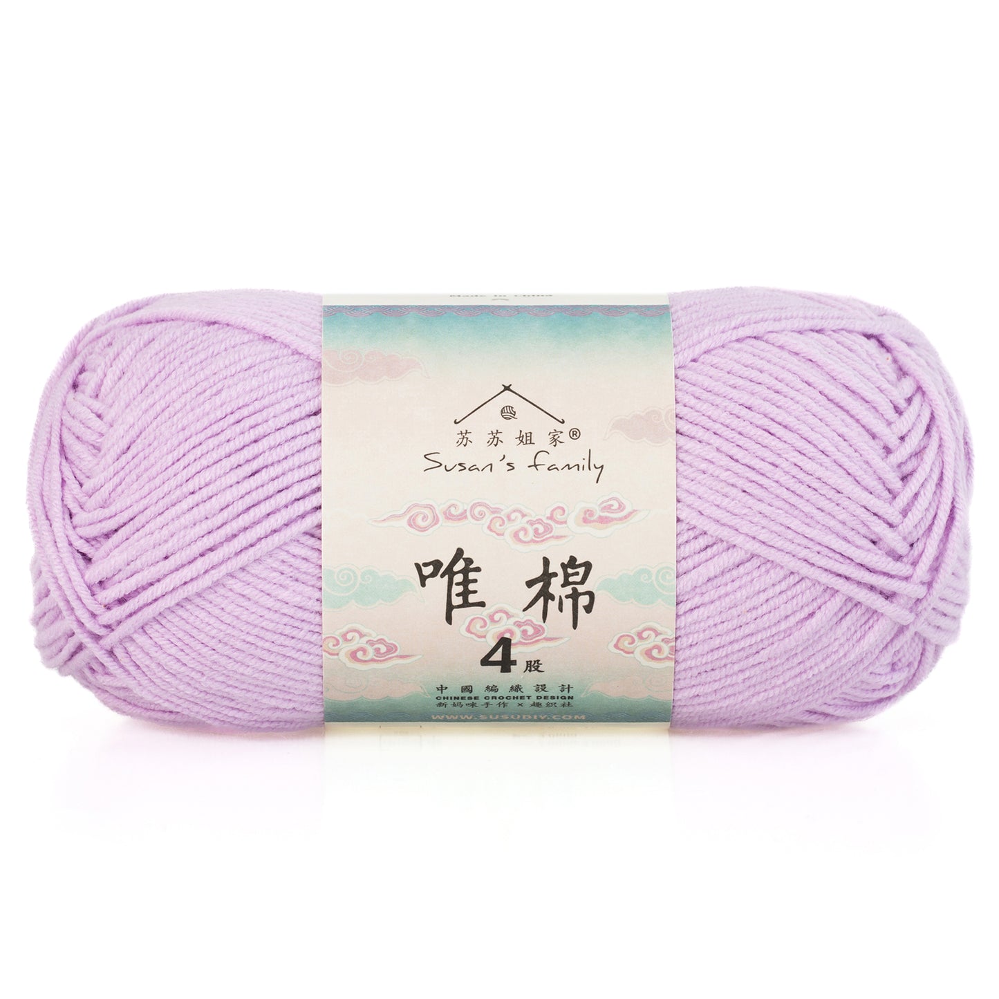 Combed Cotton 4 ply 1 pack- 60 Cotton 40 Acrylic Yarn | Susan's Family