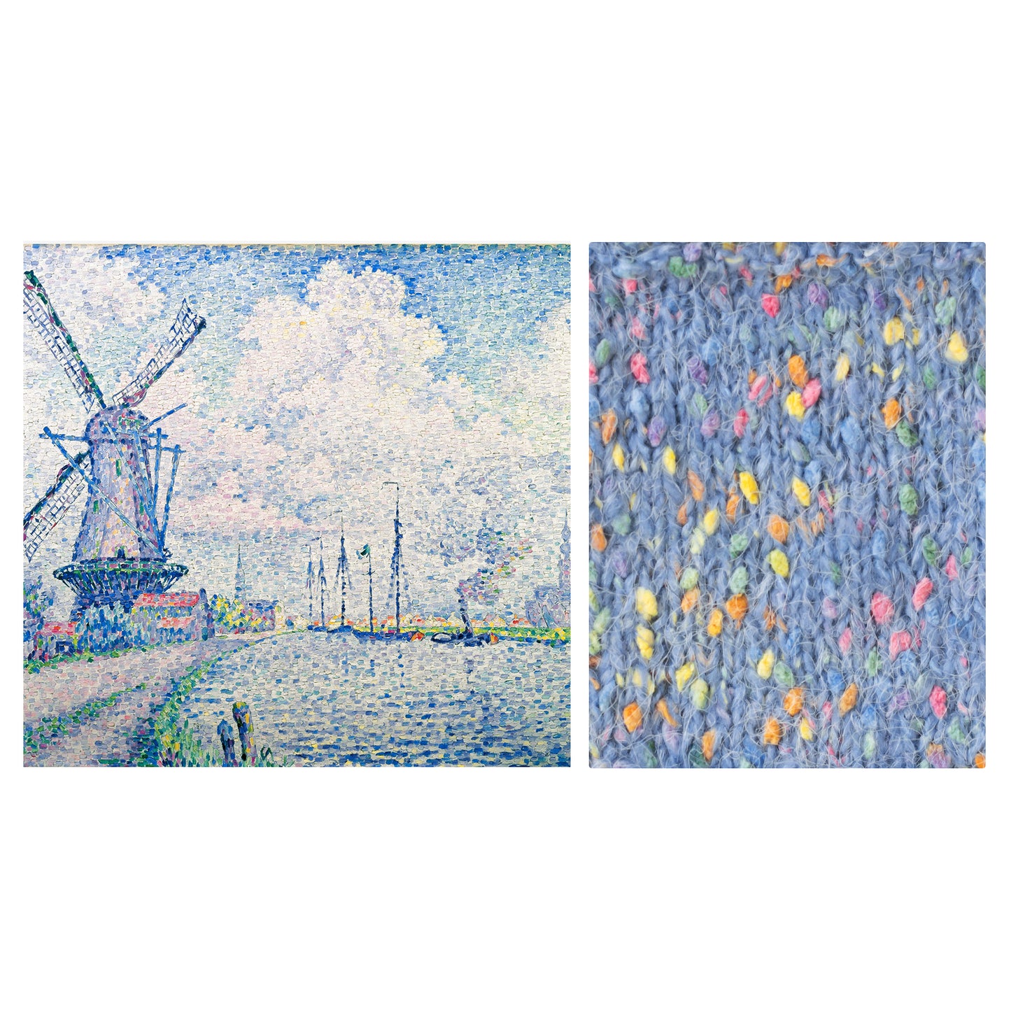 Pointillismus-Impression
