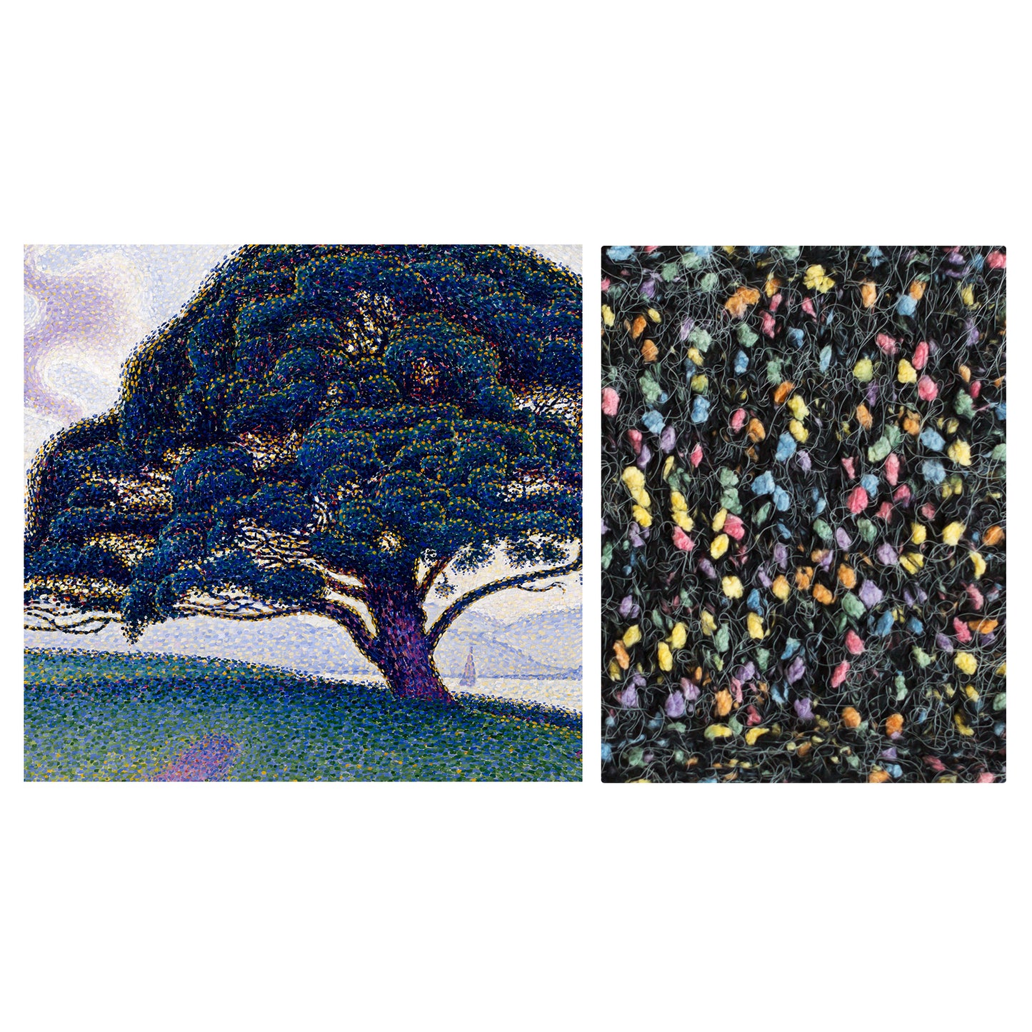 Pointillismus-Impression