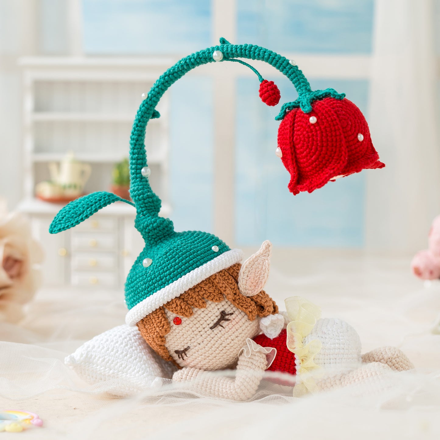 Flower Fairy Night Lamp Crochet Yarn Kit | Susan's Family