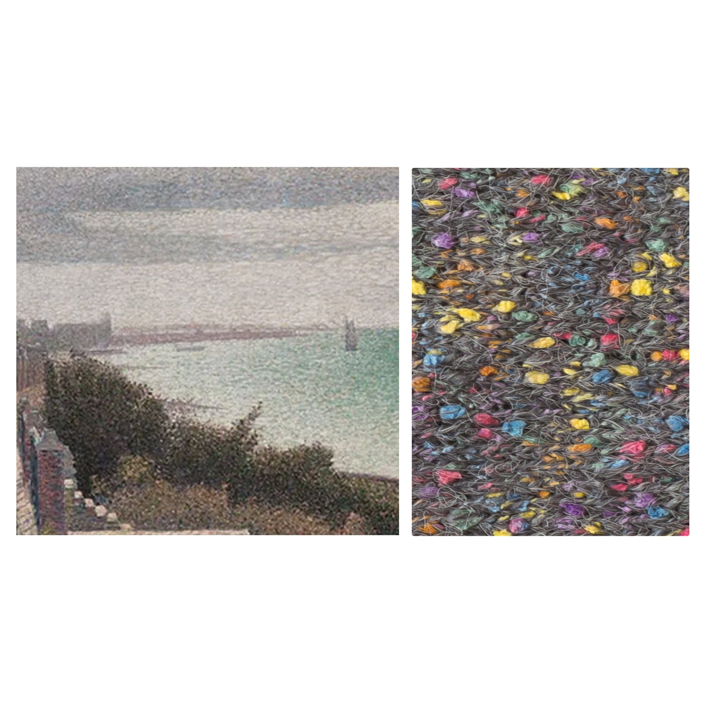 Pointillismus-Impression