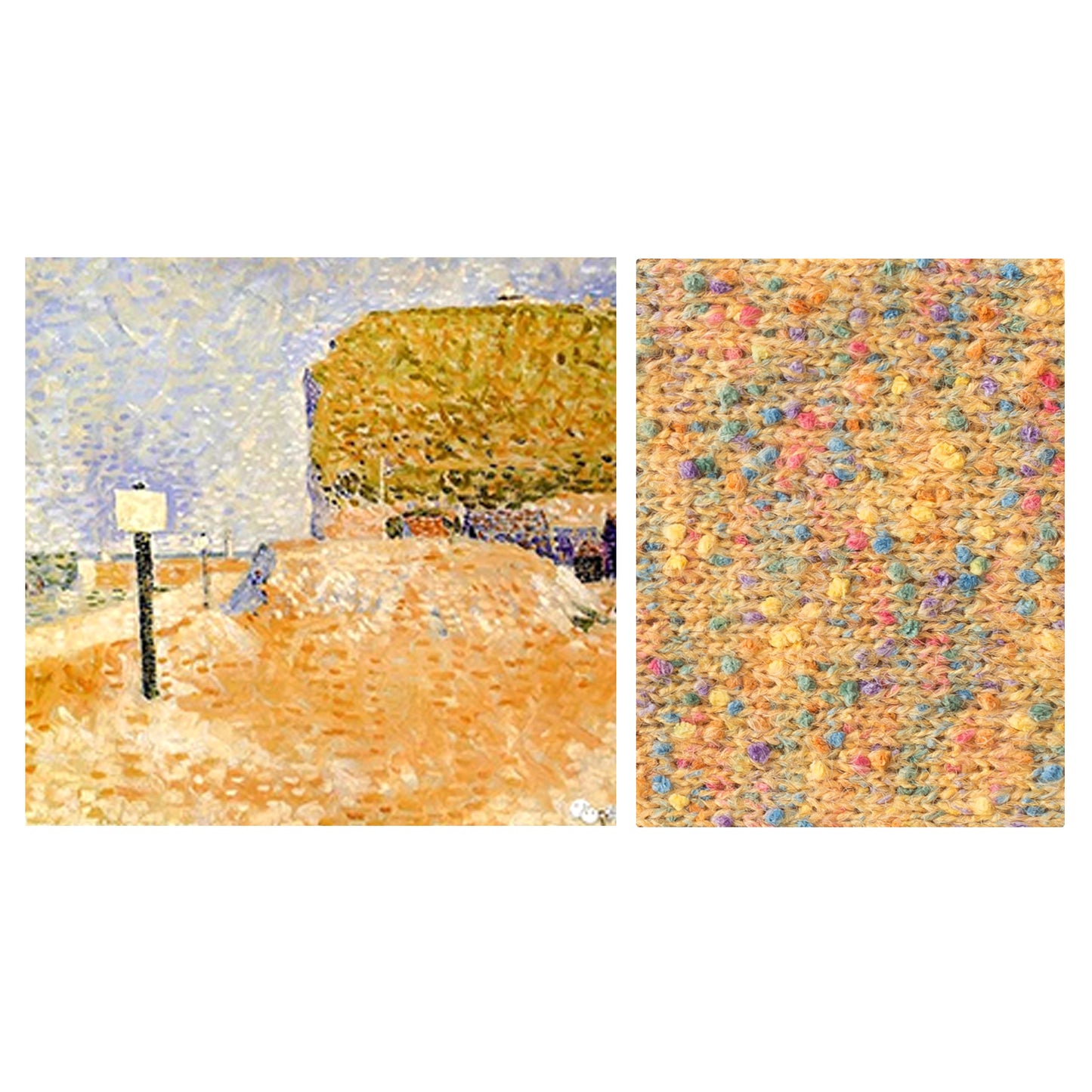 Pointillismus-Impression