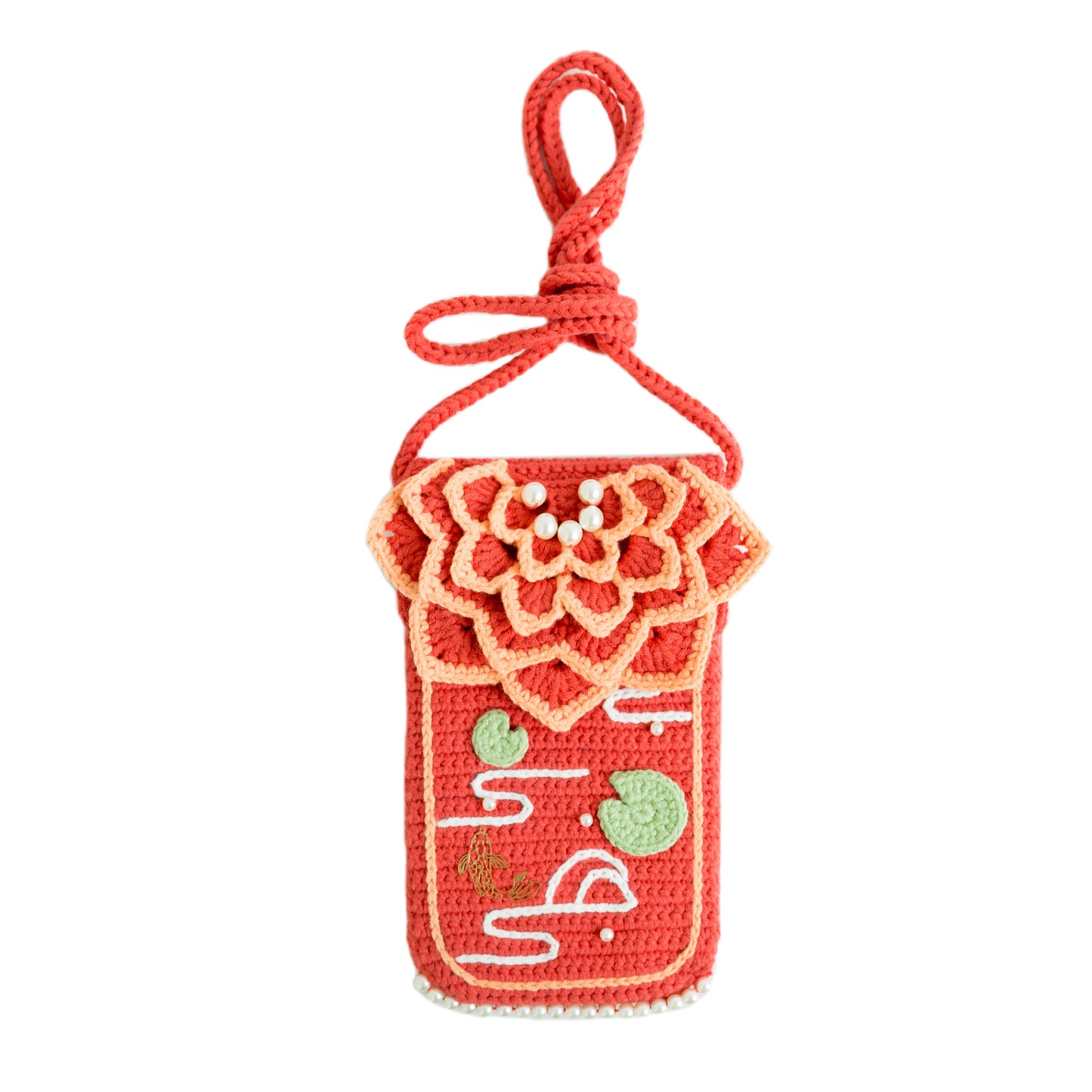 Auspicious Mobile Pocket Crochet Yarn Kit | Jiangnan Series | Susan's Family