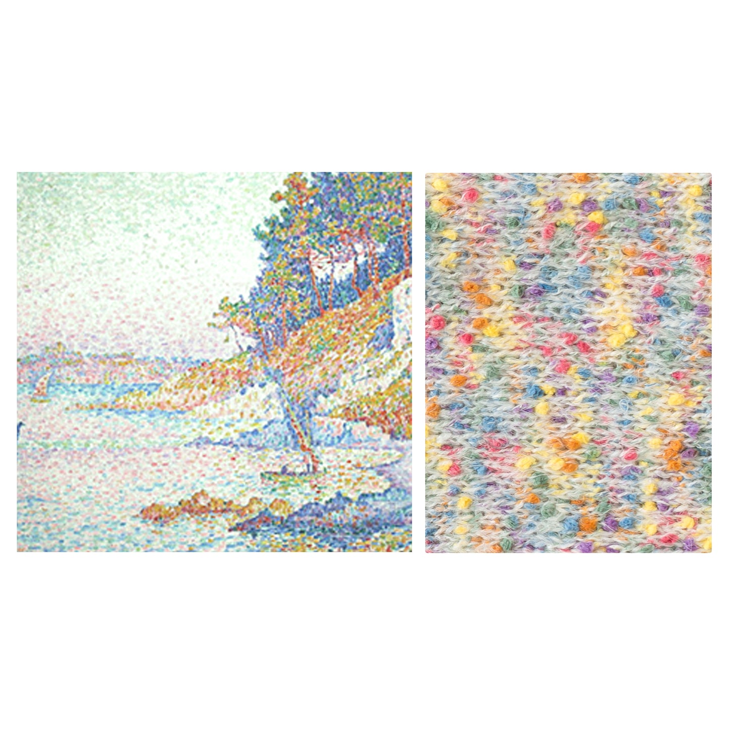 Pointillismus-Impression