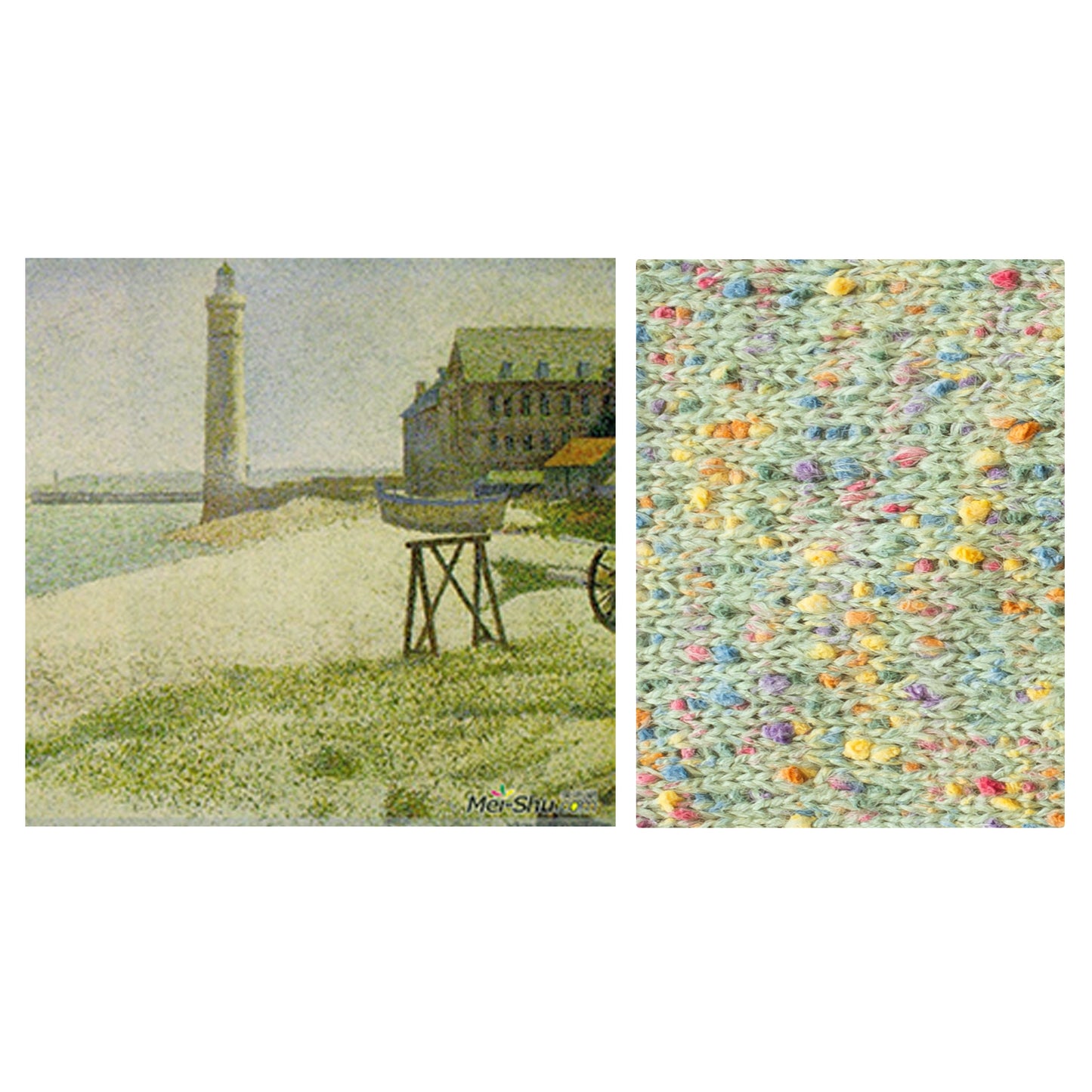 Pointillismus-Impression