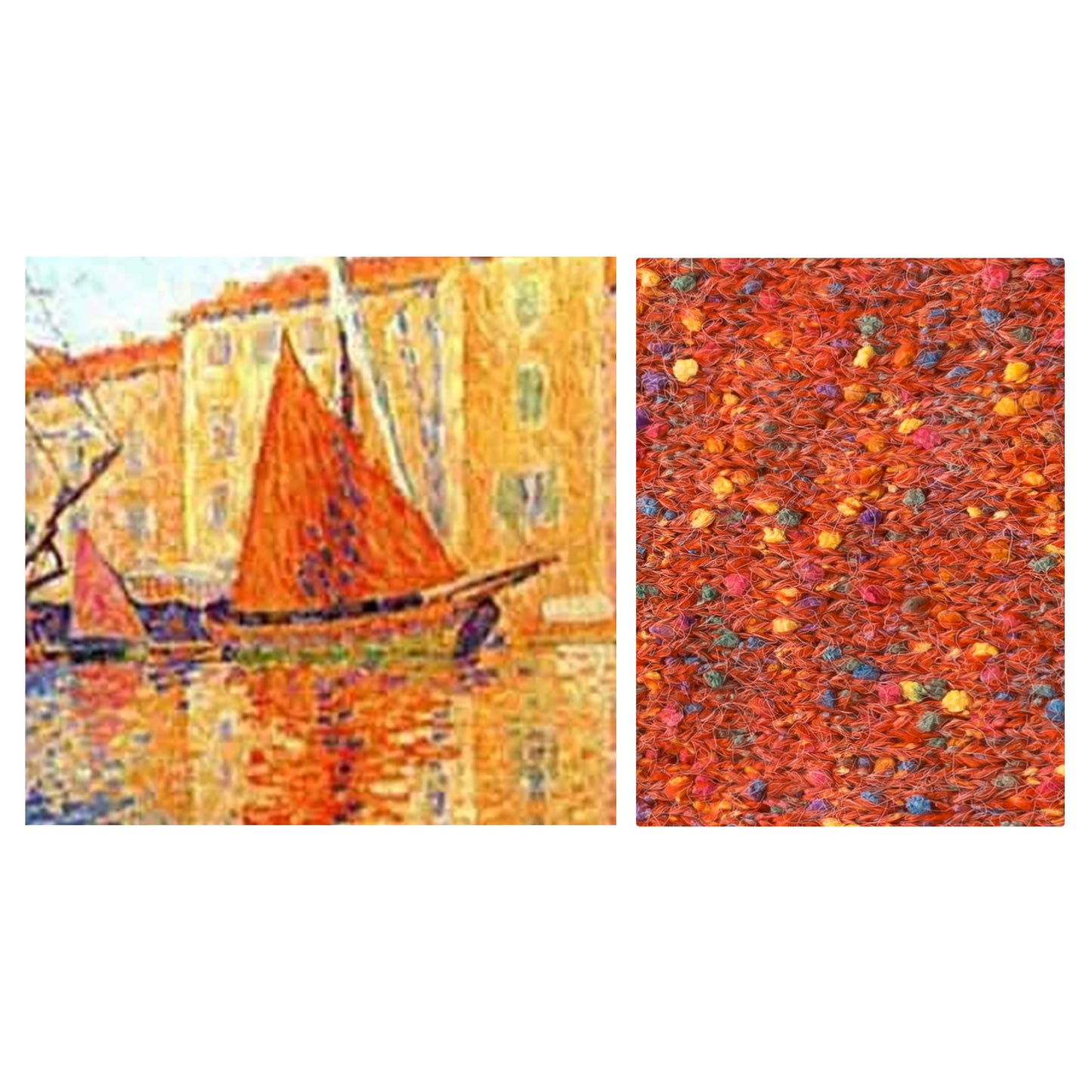 Pointillismus-Impression