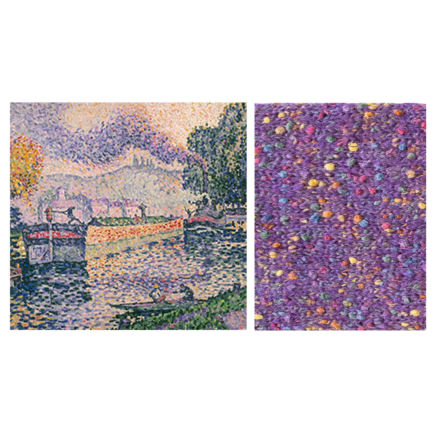 Pointillismus-Impression