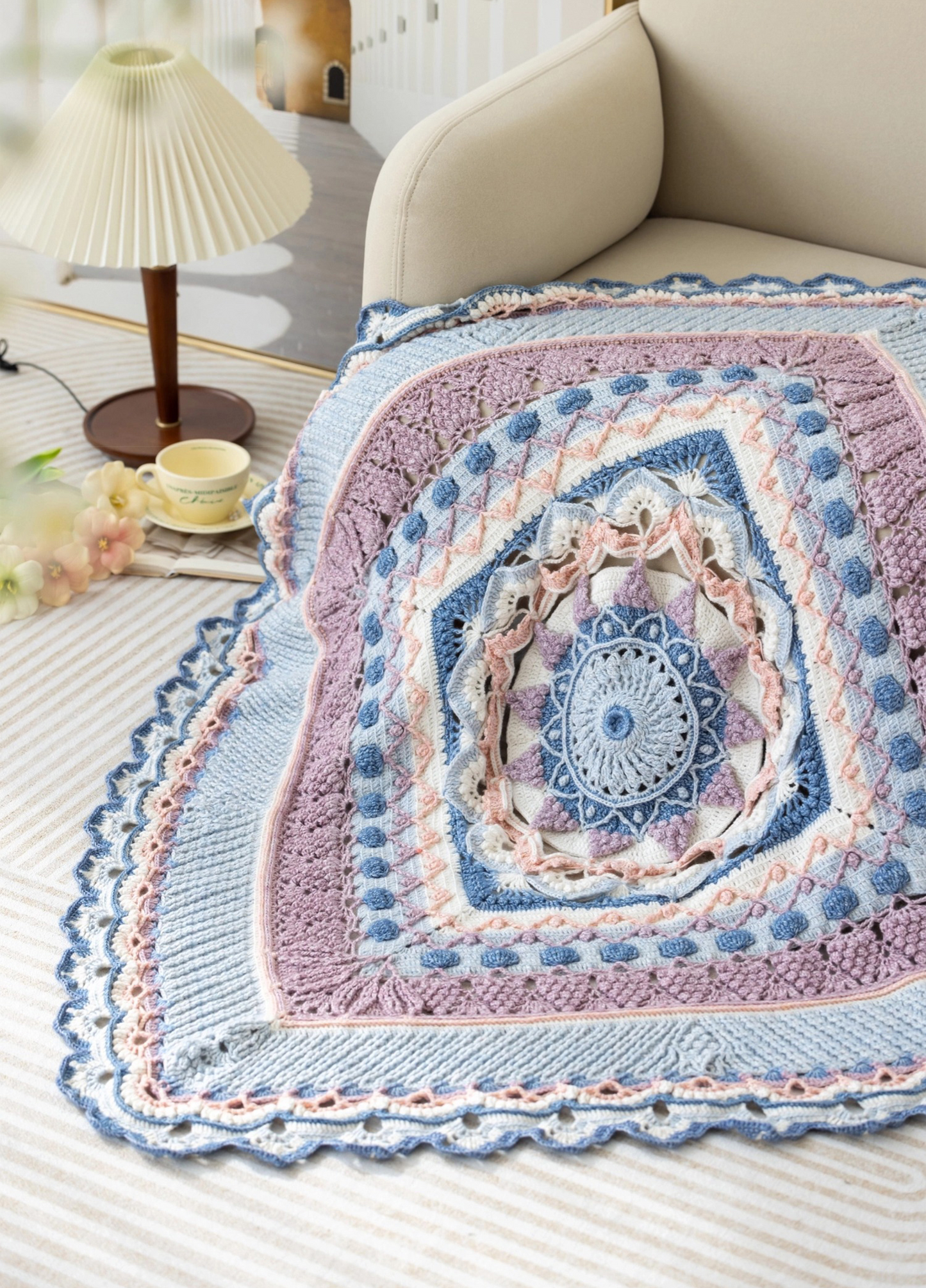 Maison Joy Blanket Crochet Pattern