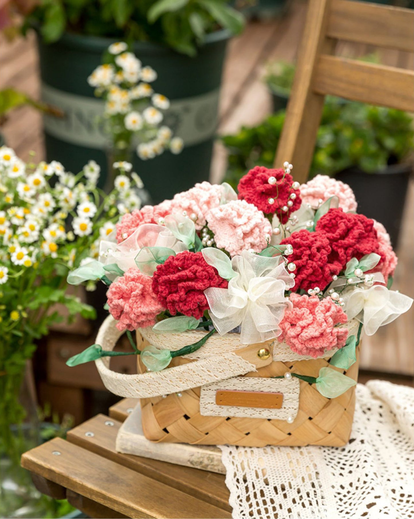 Shiyang Floral Decoration Crochet Yarn Kit