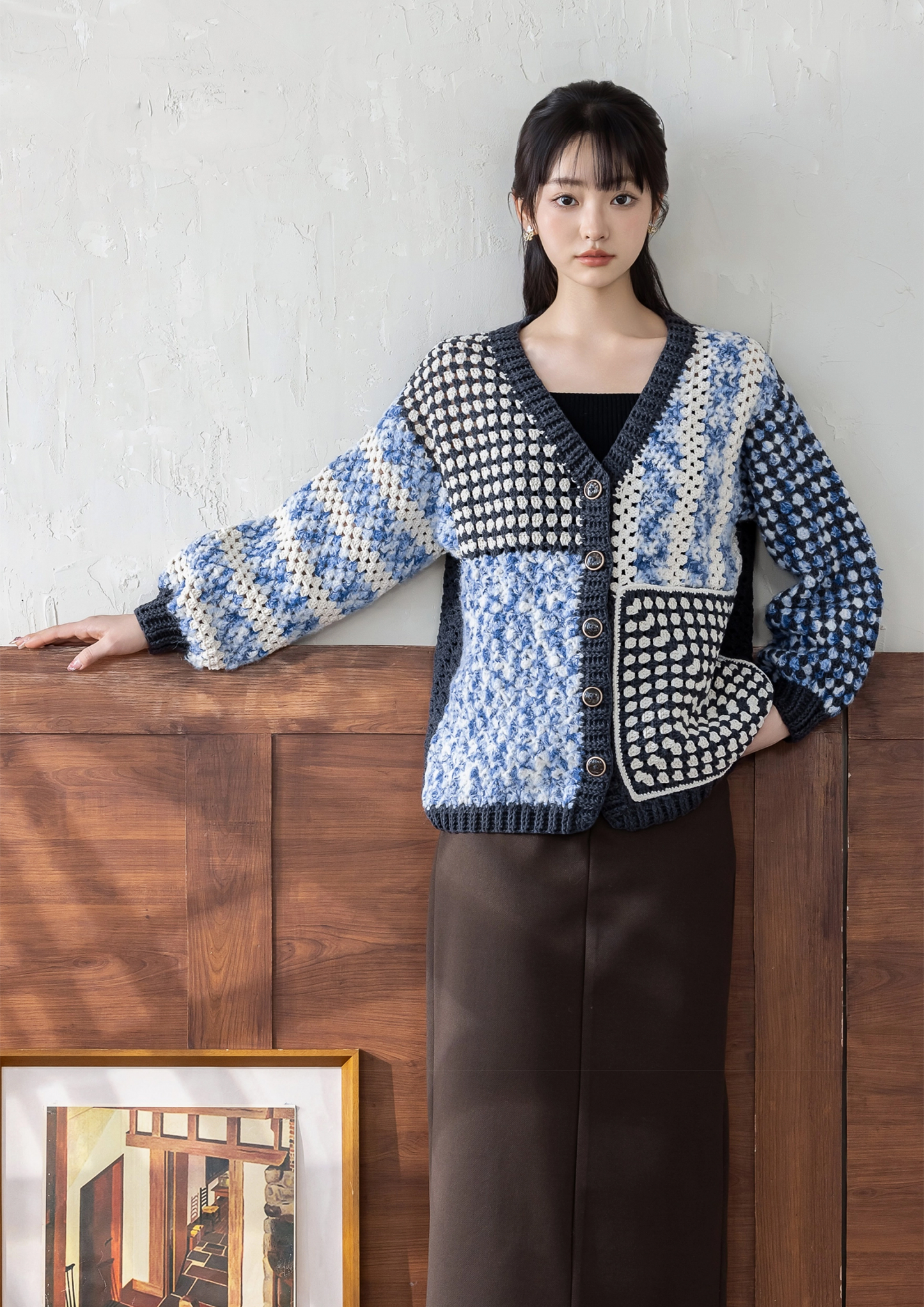 Ease Square Cardigan Crochet Pattern