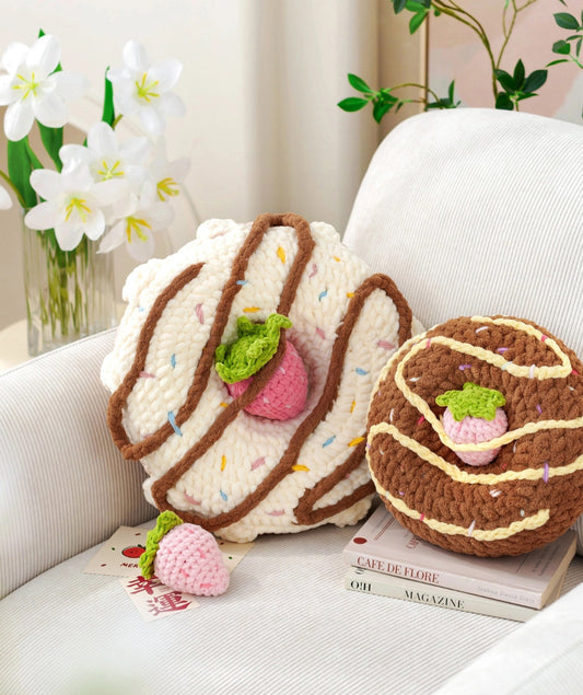 Donut Cushion Crochet Yarn Kit