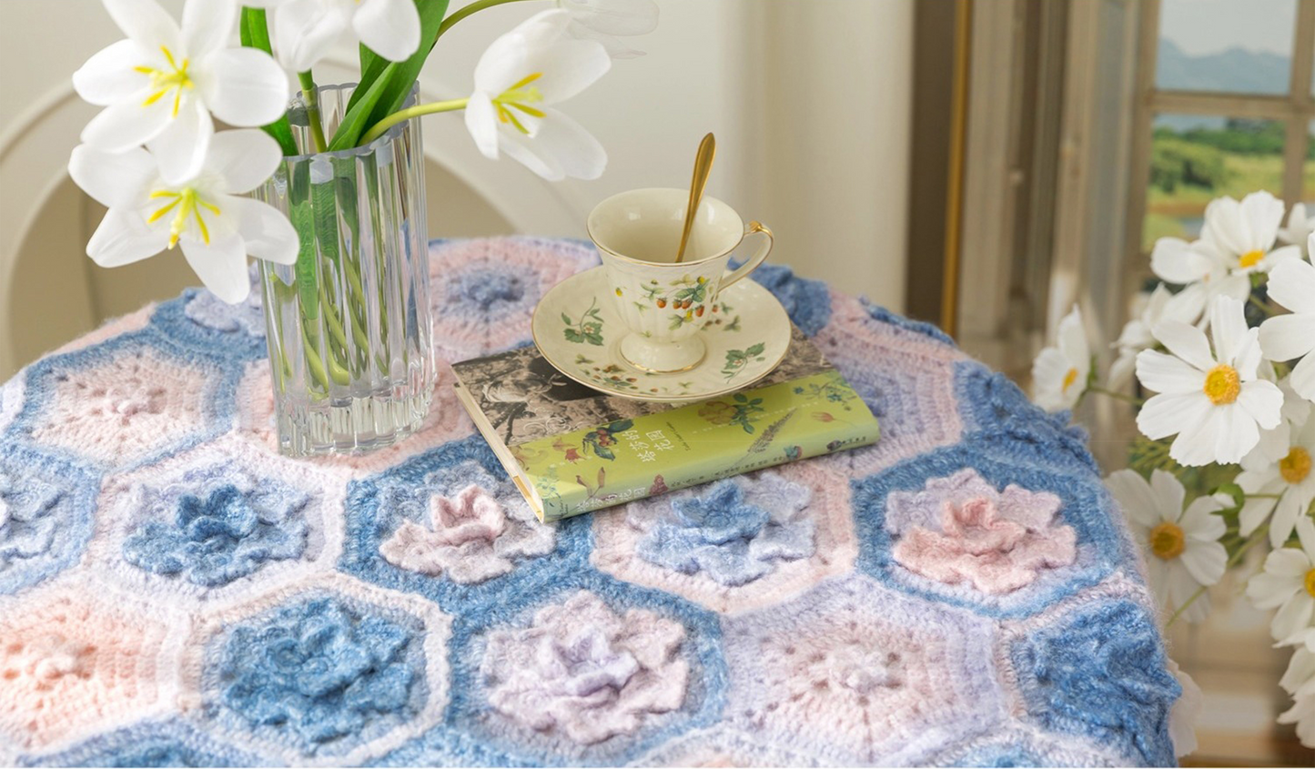 Dawn Blossom Blanket Crochet Pattern