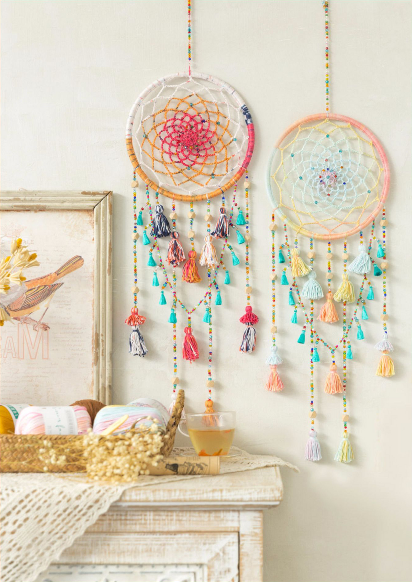 Dream-chaser Dreamcatcher Crochet Yarn Kit