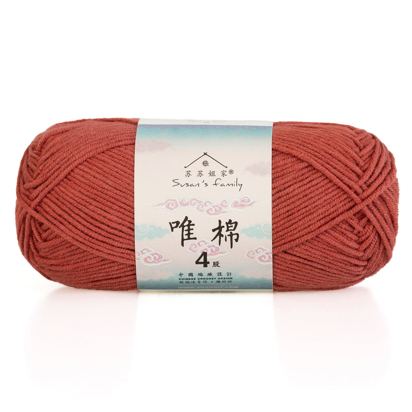 Combed Cotton 4 ply 1 pack- 60 Cotton 40 Acrylic Yarn | Susan's Family