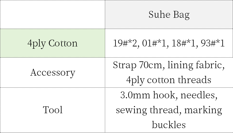 Suhe Bag Digital Crochet Pattern