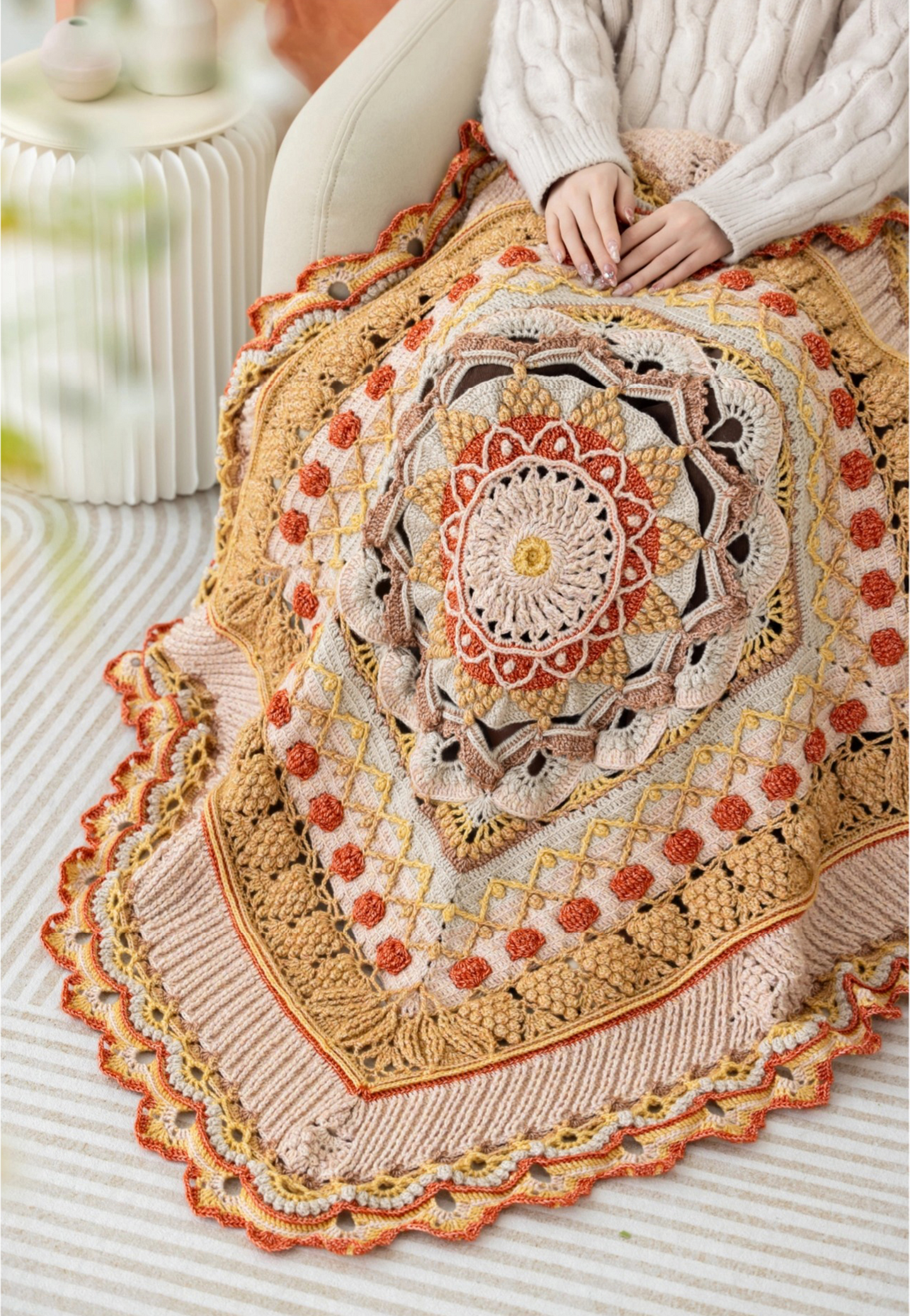 Maison Joy Blanket Crochet Pattern