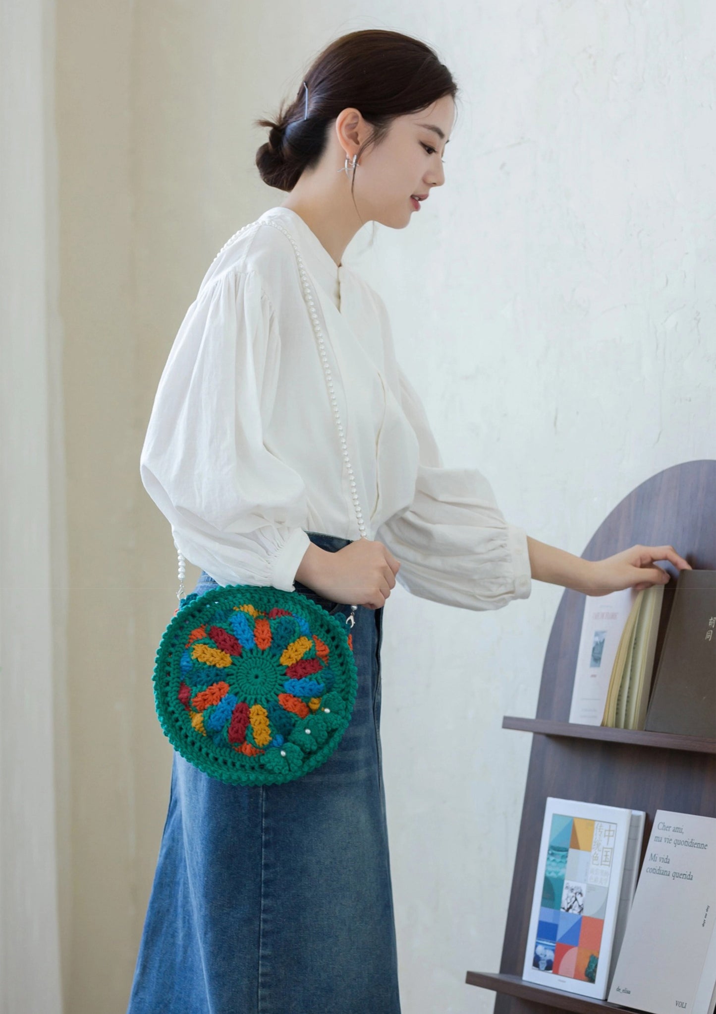 Round Kaleidos Crochet Yarn Kit