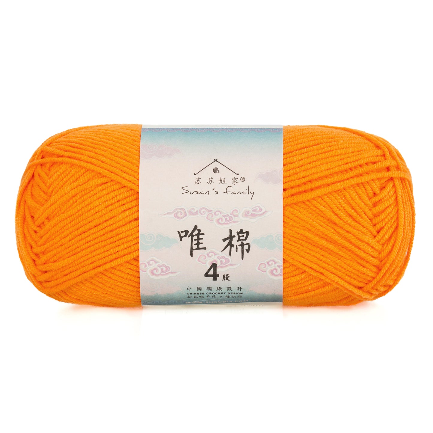 Combed Cotton 4 ply 1 pack- 60 Cotton 40 Acrylic Yarn | Susan's Family