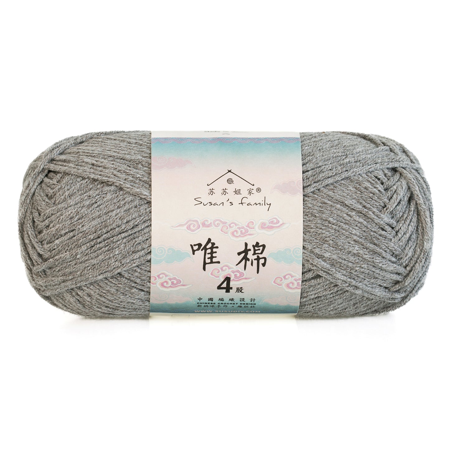 Combed Cotton 4 ply 1 pack- 60 Cotton 40 Acrylic Yarn | Susan's Family