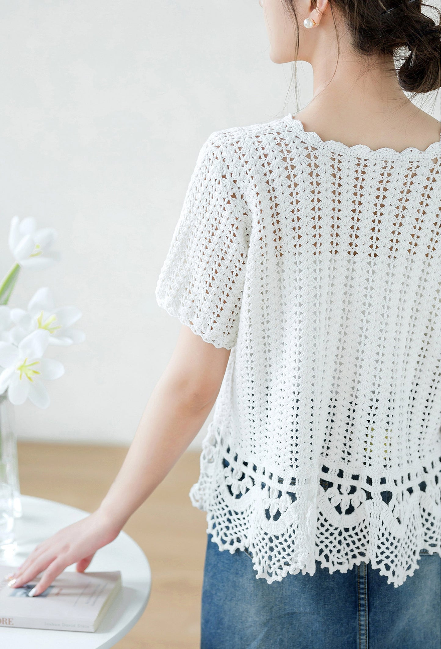Crystal Peach Blossom Crochet Pattern