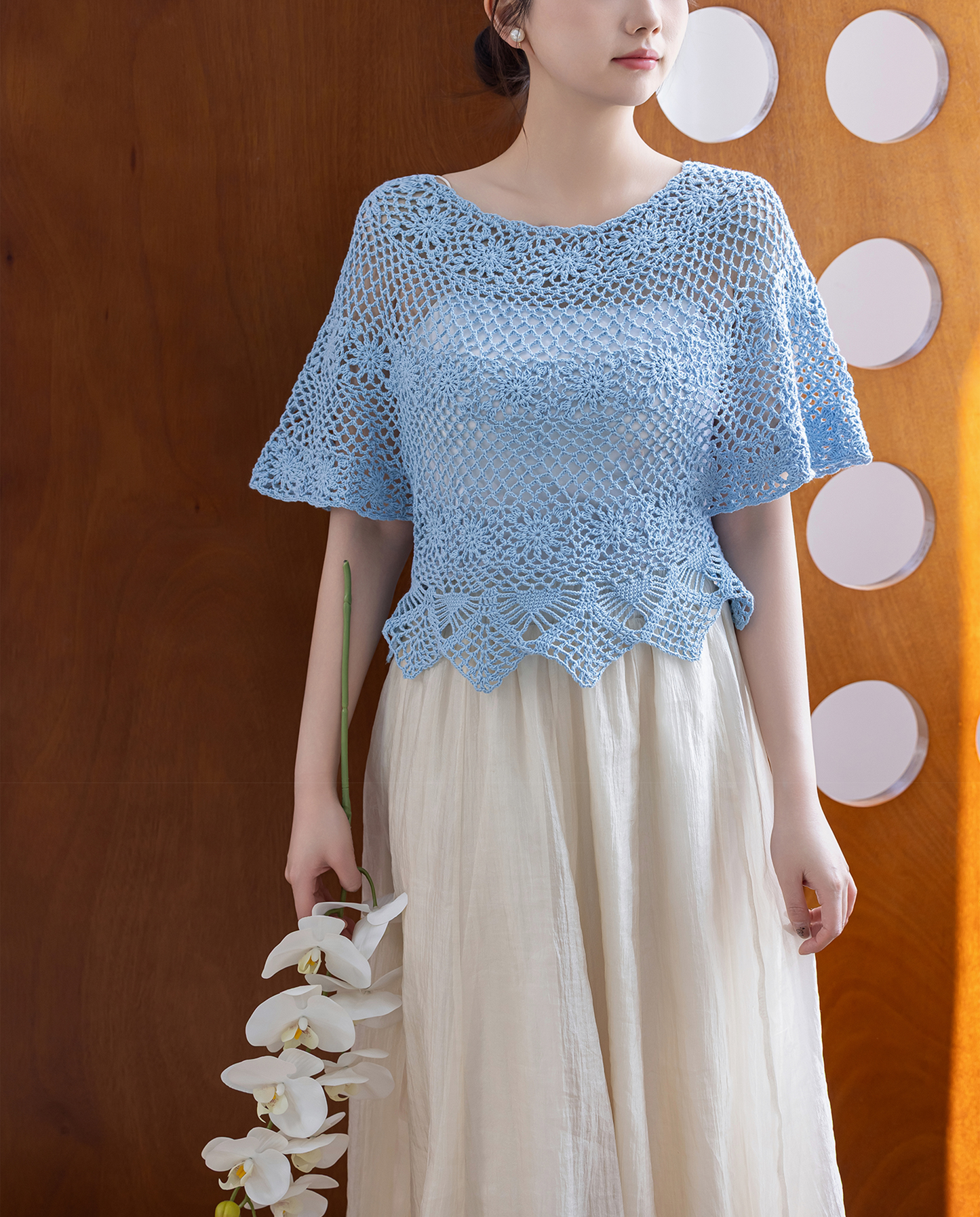 Phoenix Tail Blouse Crochet Yarn Kit