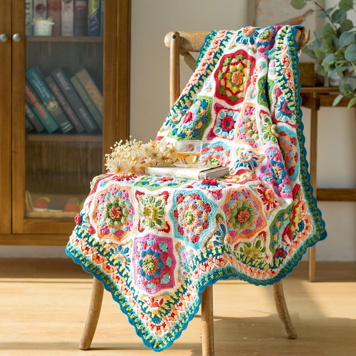 Morocco Zellige Patchwork Blanket Digital Pattern