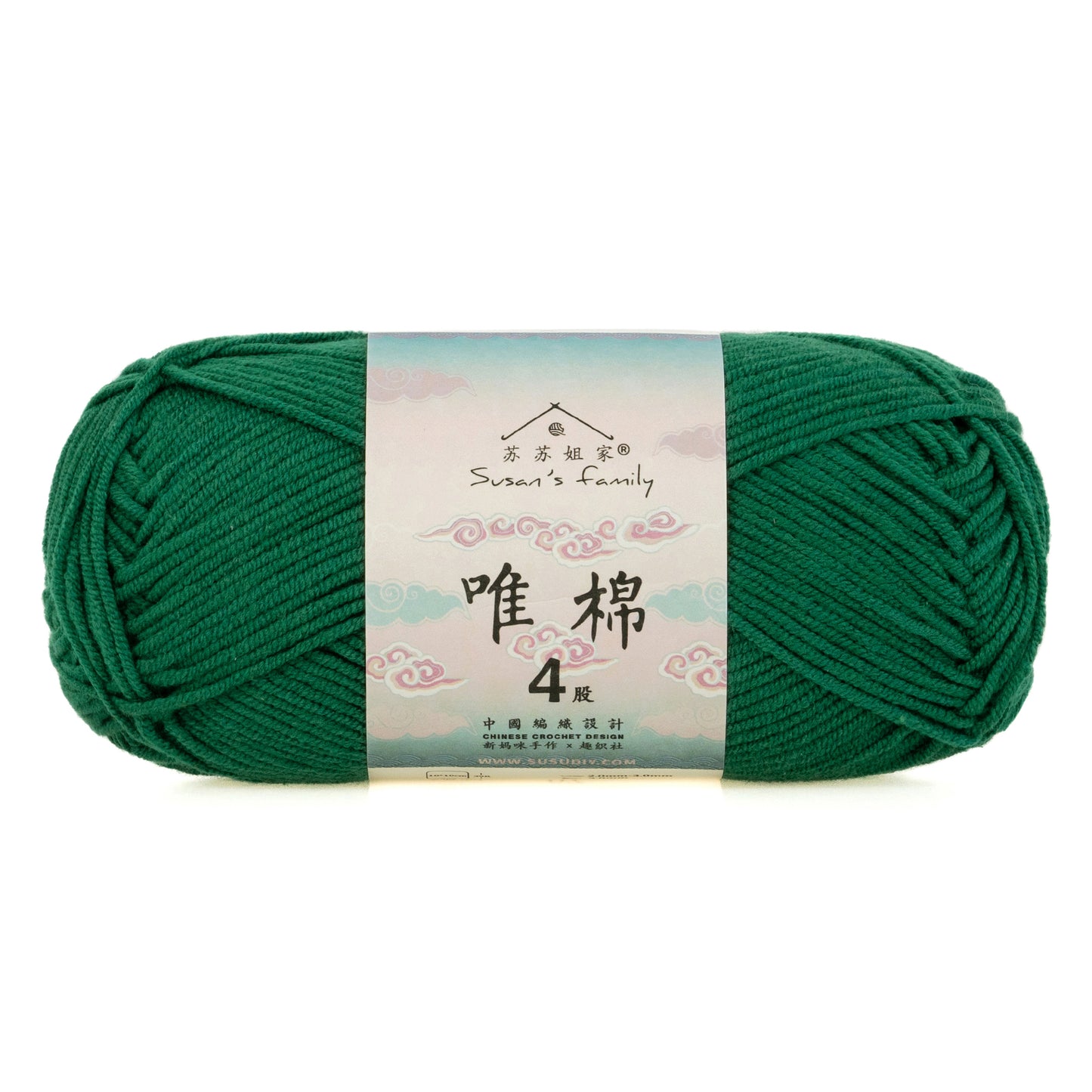 Combed Cotton 4 ply 1 pack- 60 Cotton 40 Acrylic Yarn | Susan's Family