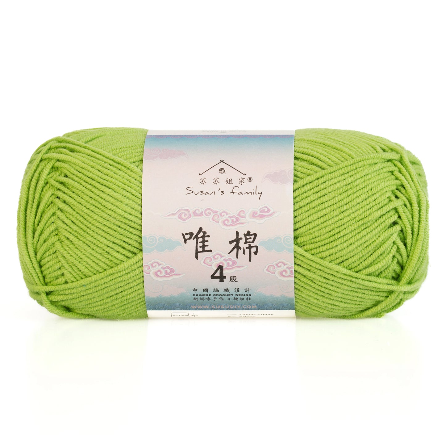 Combed Cotton 4 ply 1 pack- 60 Cotton 40 Acrylic Yarn | Susan's Family