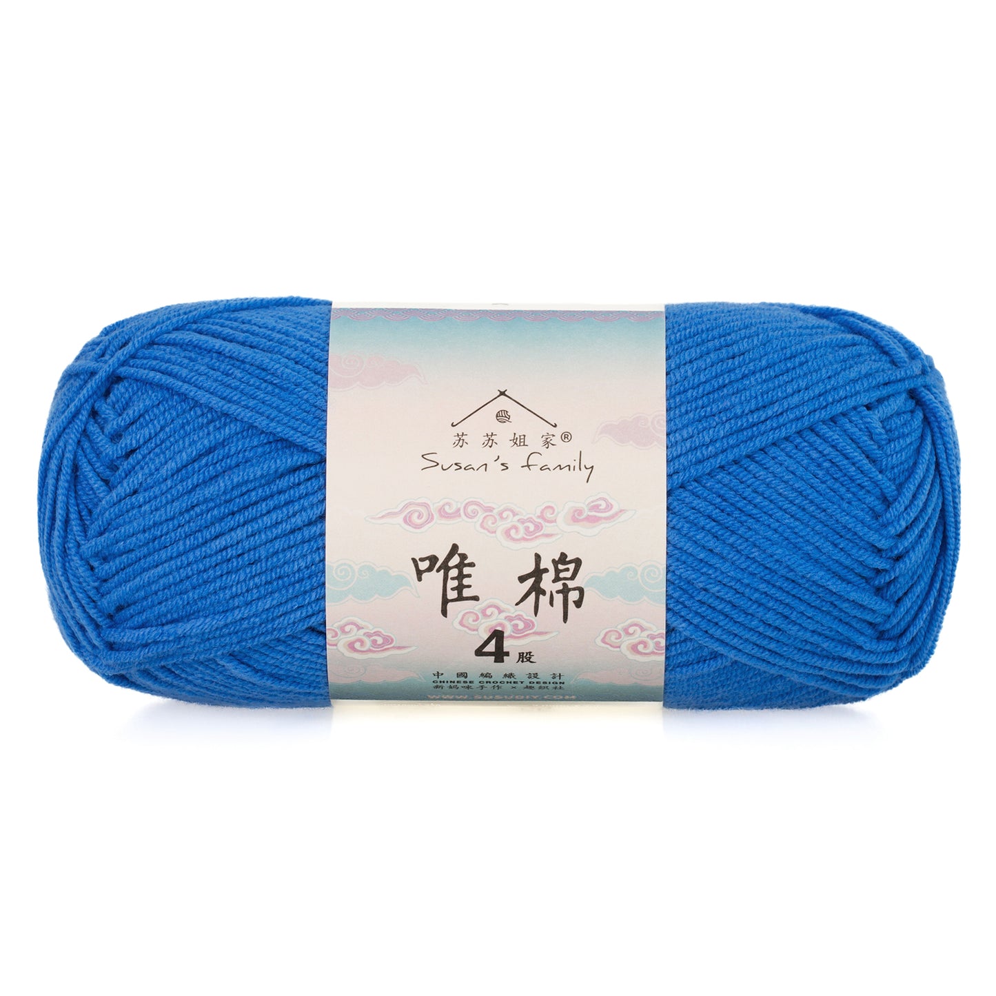 Combed Cotton 4 ply 1 pack- 60 Cotton 40 Acrylic Yarn | Susan's Family