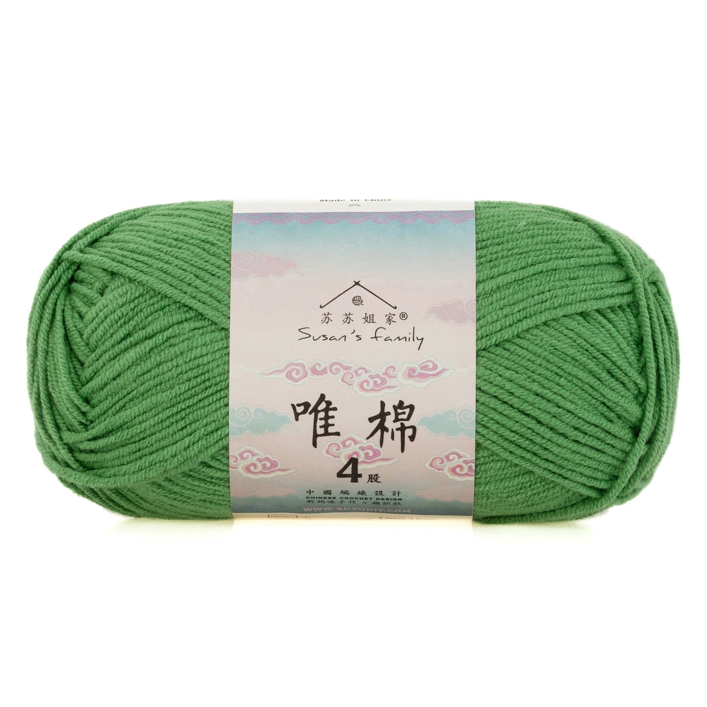 Combed Cotton 4 ply 1 pack- 60 Cotton 40 Acrylic Yarn | Susan's Family