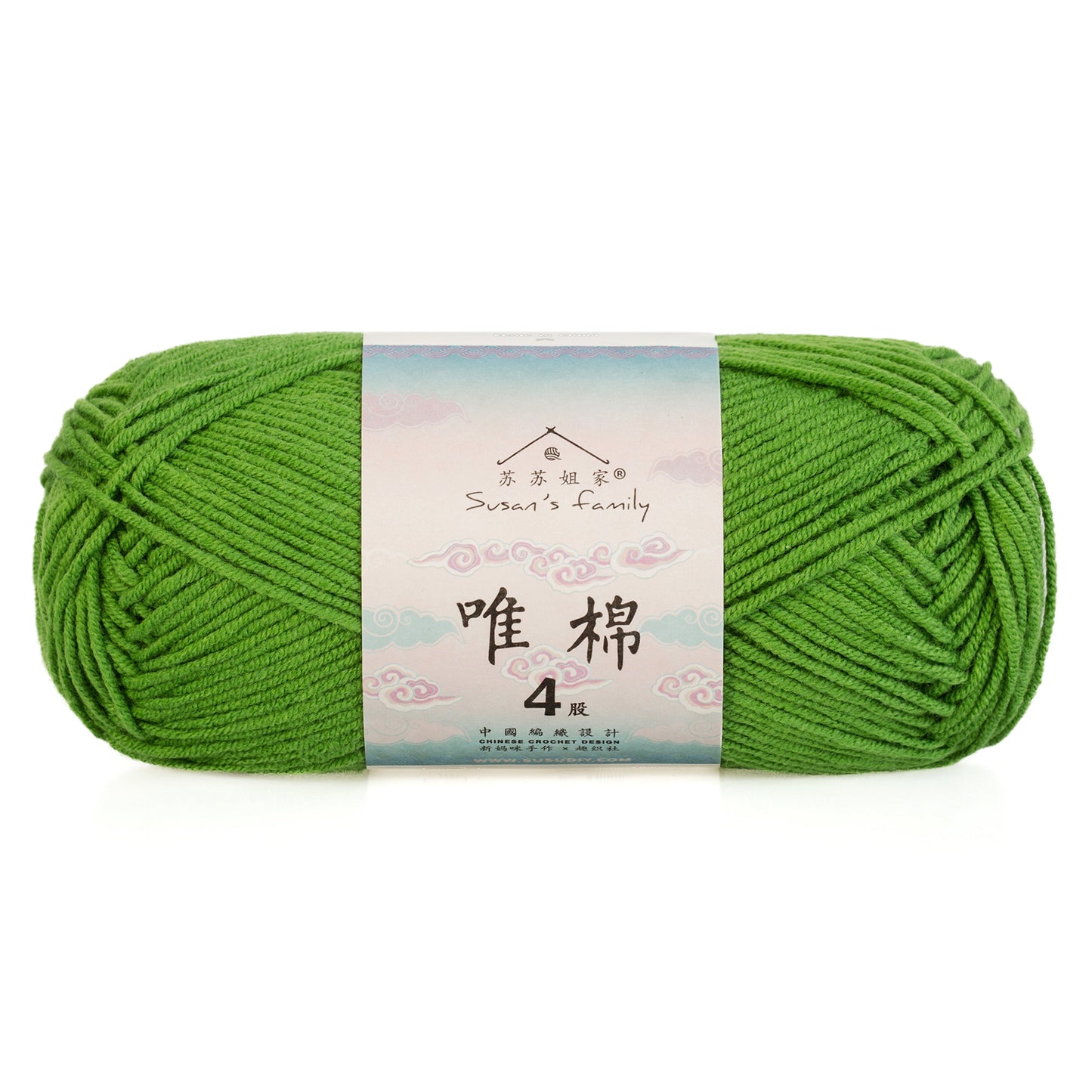 Combed Cotton 4 ply 1 pack- 60 Cotton 40 Acrylic Yarn | Susan's Family