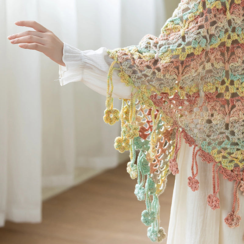 Yuehe Shawl Crochet Yarn Kit | Secret Garden Series | Susan's Family