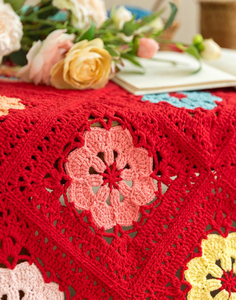 Tuanhua Brocade Blanket Crochet Yarn Kit | Chinese Aesthetics Series